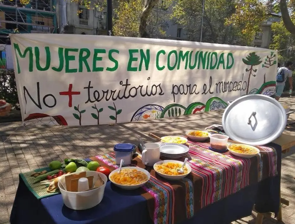  Organización de mujeres chilenas en medio de la pandemia. (Foto de Francisca Fernández) 